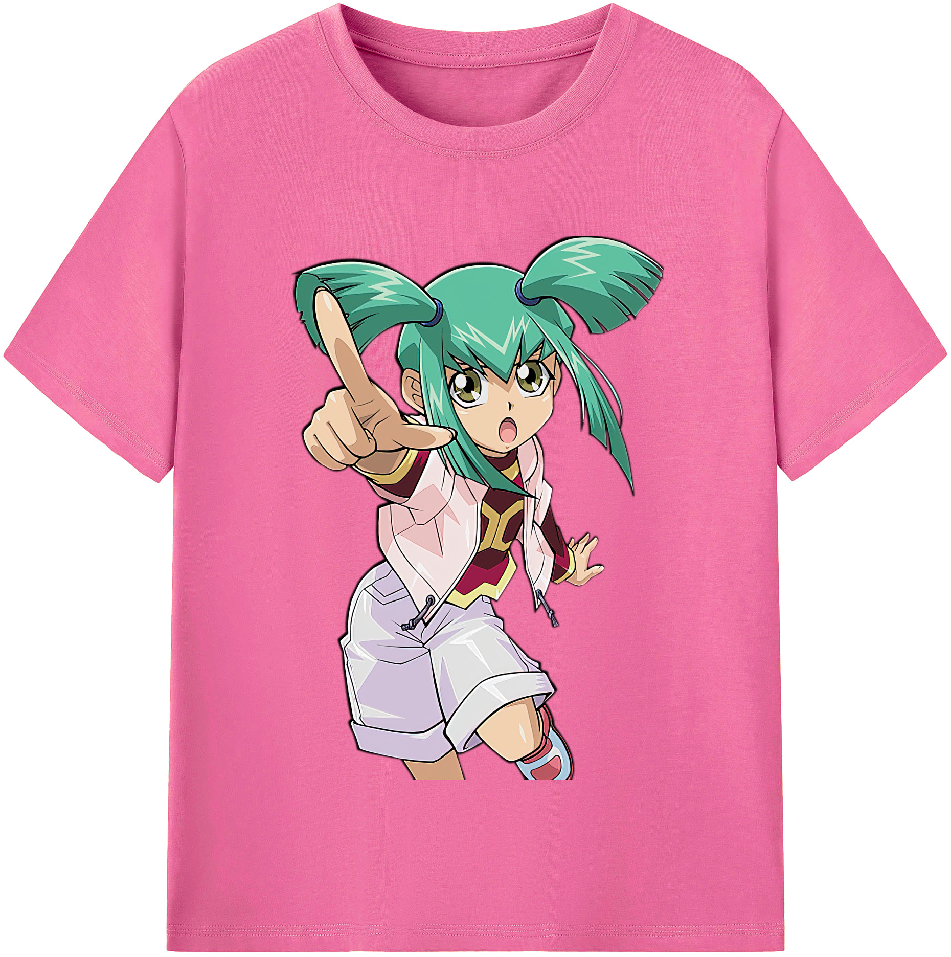 （画像用） 遊☆戯☆王 Yu-Gi-Oh! レディースカジュアルプリントTシャツ（綿100％）